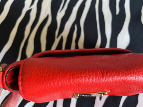 Red Leather Michael Kors Crossbody Bag