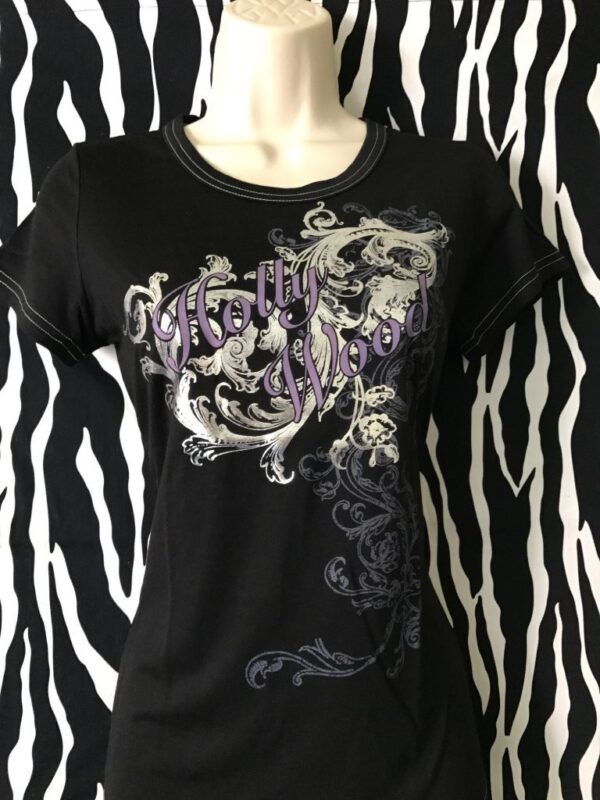 Silver, Purple & Black Hollywood T-Shirt