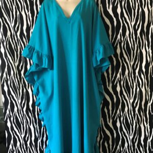 Turquoise Caftan, Cotton Caftan, Hari Casuals Caftan