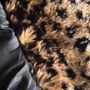 Twenty One Leopard Faux Fur Cropped Jacket