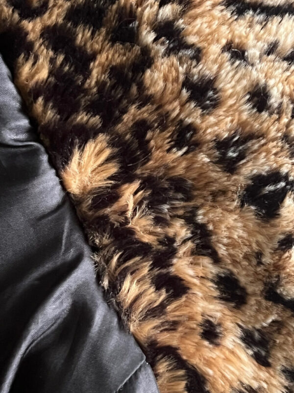 Twenty One Leopard Faux Fur Cropped Jacket