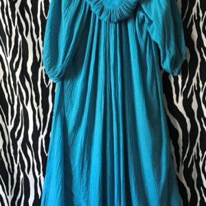 Vintage Beach Coat, Beach Coverup, Turquoise Beach Wrap