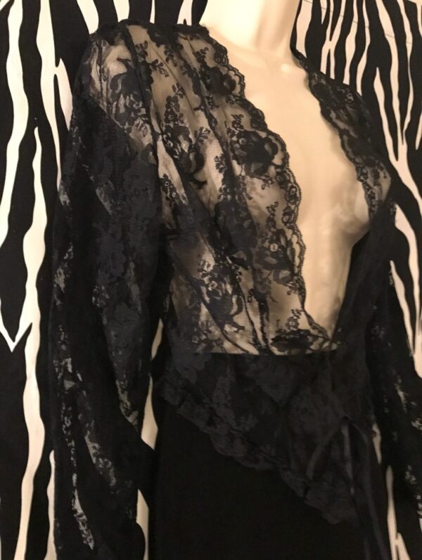 Vintage Emil Bole Peignoir Bed Jacket, Emil Bole Peignoir