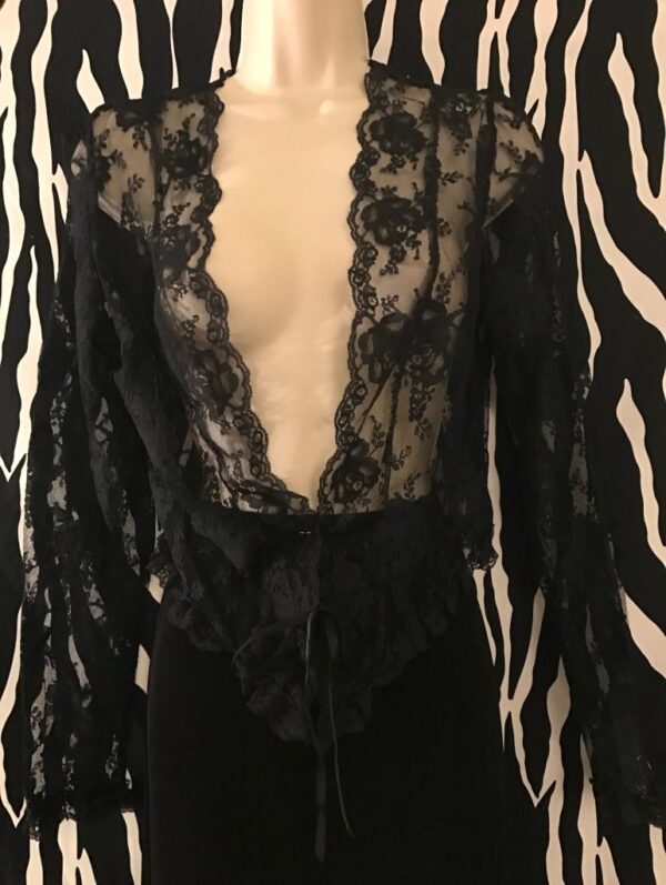 Vintage Emil Bole Peignoir Bed Jacket, Emil Bole Peignoir