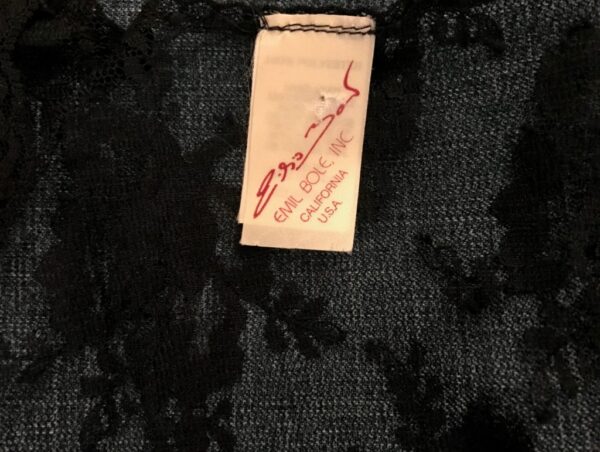 Vintage Emil Bole Peignoir Bed Jacket, Emil Bole Peignoir