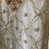 Vintage Evening Gown White and Gold