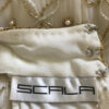 Vintage Evening Gown White and Gold
