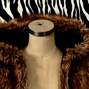 Zara Basic Faux Fur Vest With A Hood