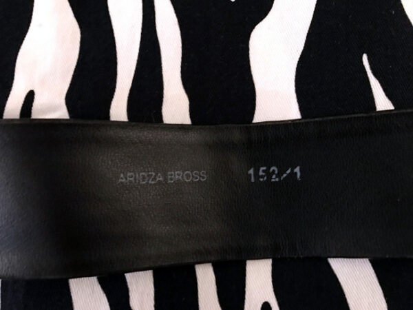 Aridza Bross Black Vintage Leather Belt, Aridza Bross Belt, Black Leather Belt, Vintage Leather Belt