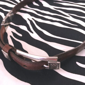 Brighton Narrow Vintage Leather Belt, Brighton Leather Belt, Casual Leather Belt, Vintage Leather Belt