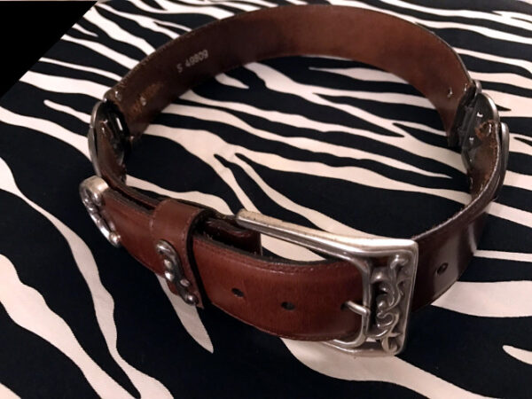 Brown Brighton Vintage Leather Belt, Brighton Leather Belt, Casual Leather Belt, Vintage Leather Belt
