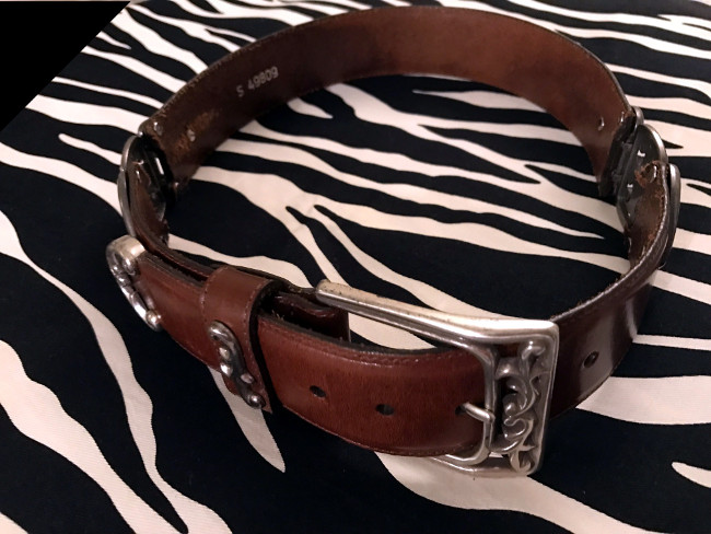 Brown Brighton Vintage Leather Belt, Brighton Leather Belt, Casual ...